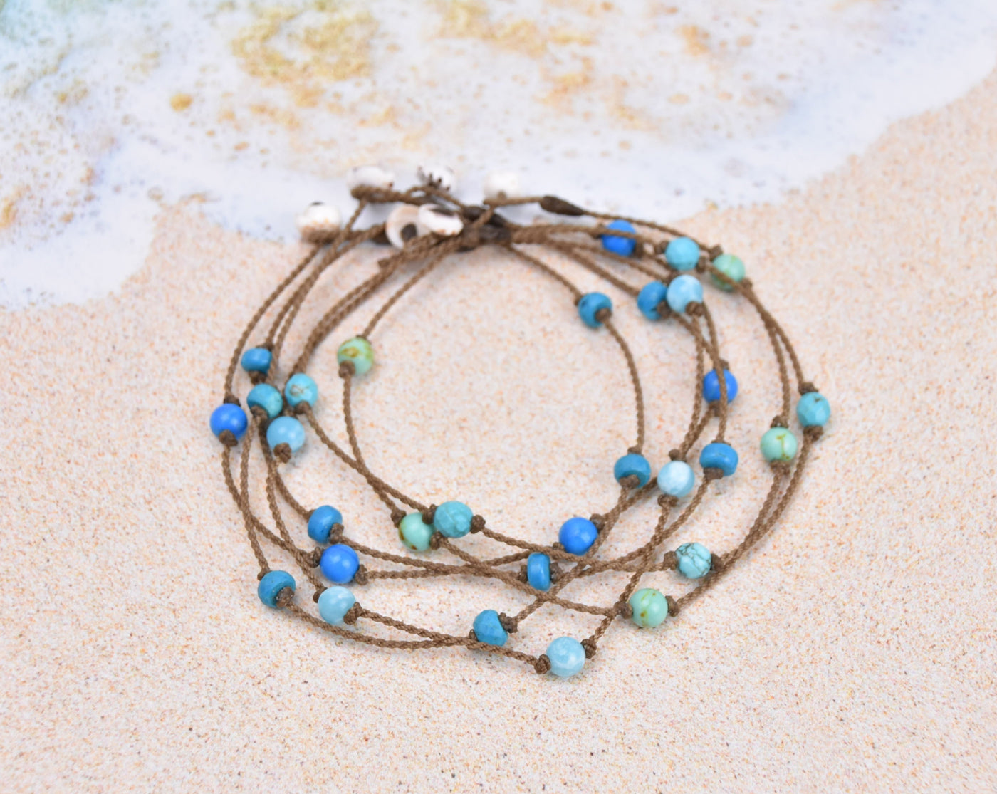 Ocean Blues - Princess Anklets