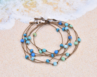 Ocean Blues - Princess Anklets
