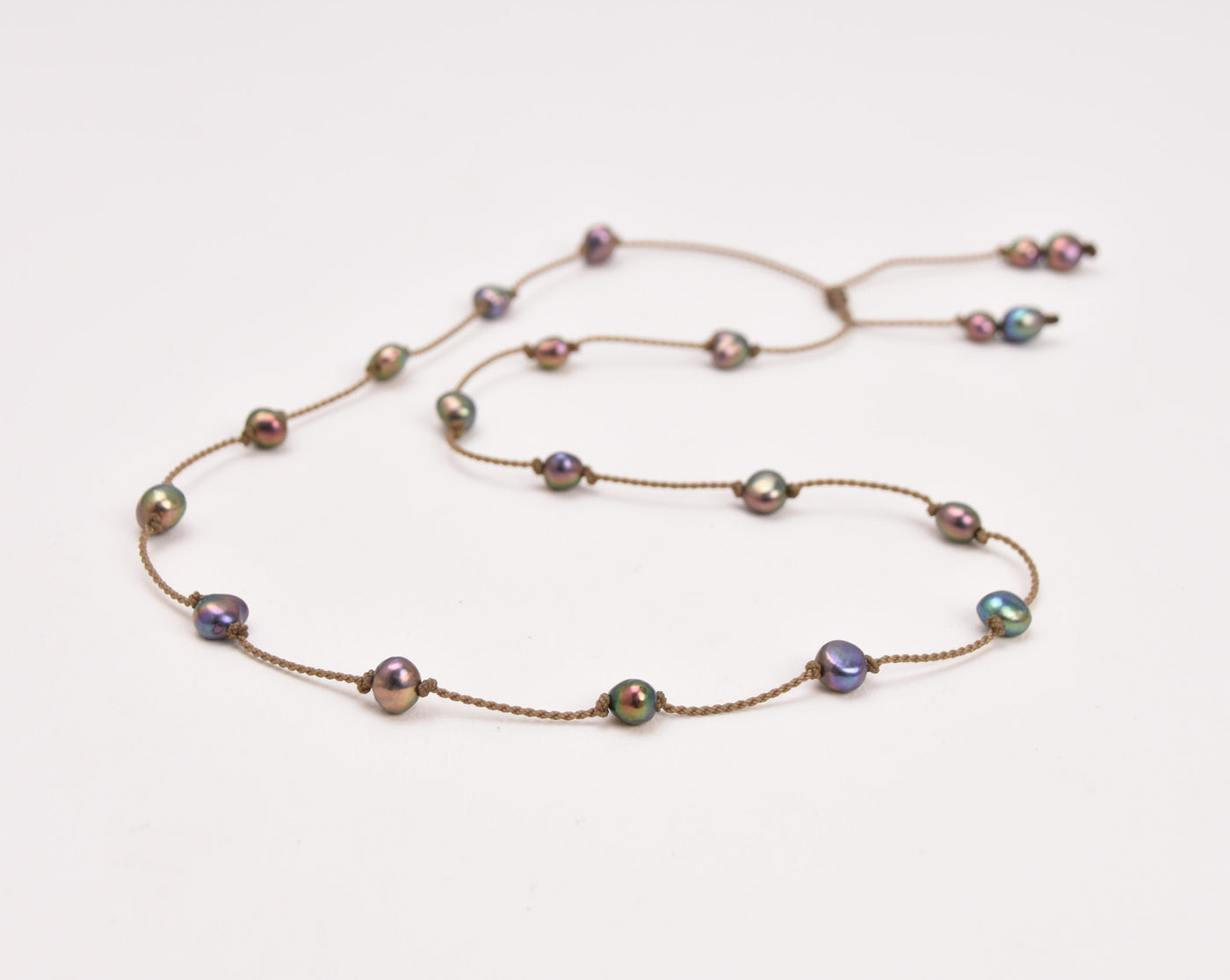 Pearl Duets - necklace + hatband