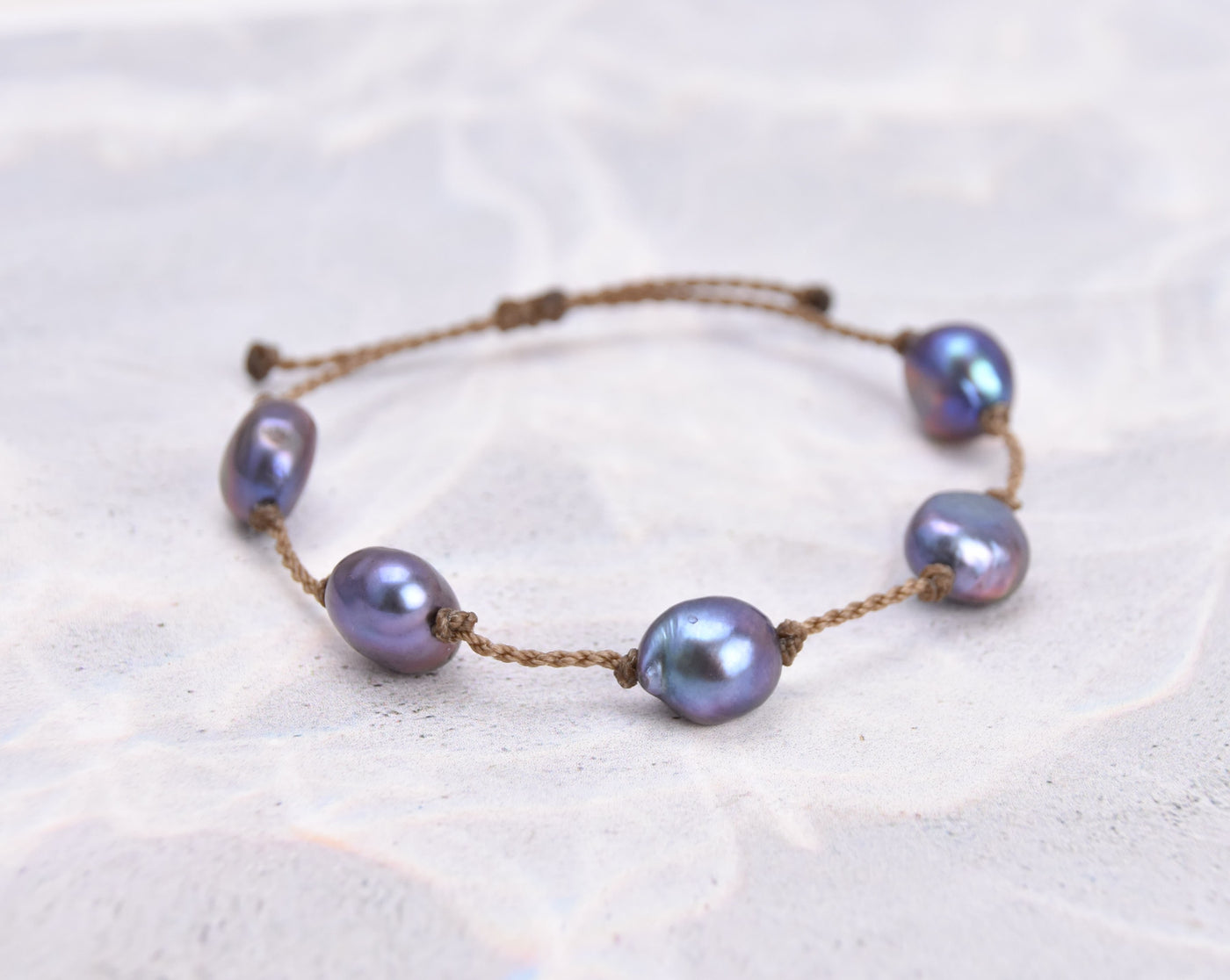 Mermaid + Peacock Pearl Bracelets