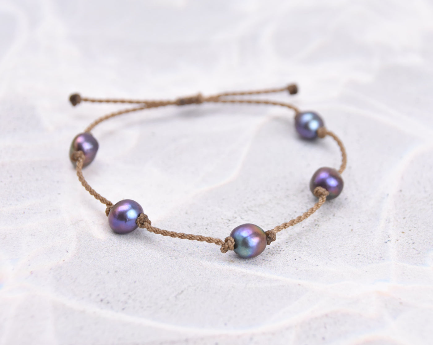Mermaid + Peacock Pearl Bracelets