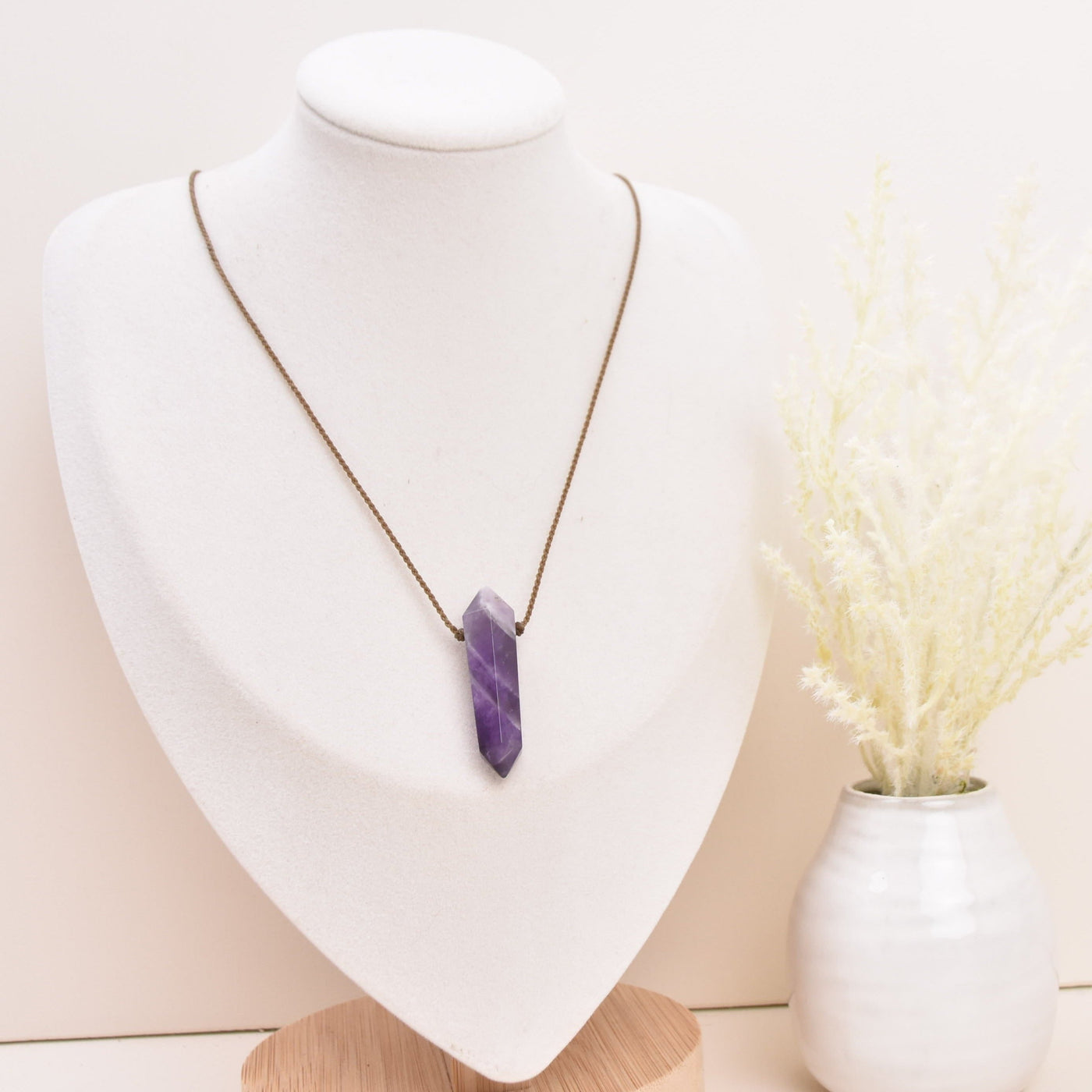Double Terminated Crystal-1632-Amethyst