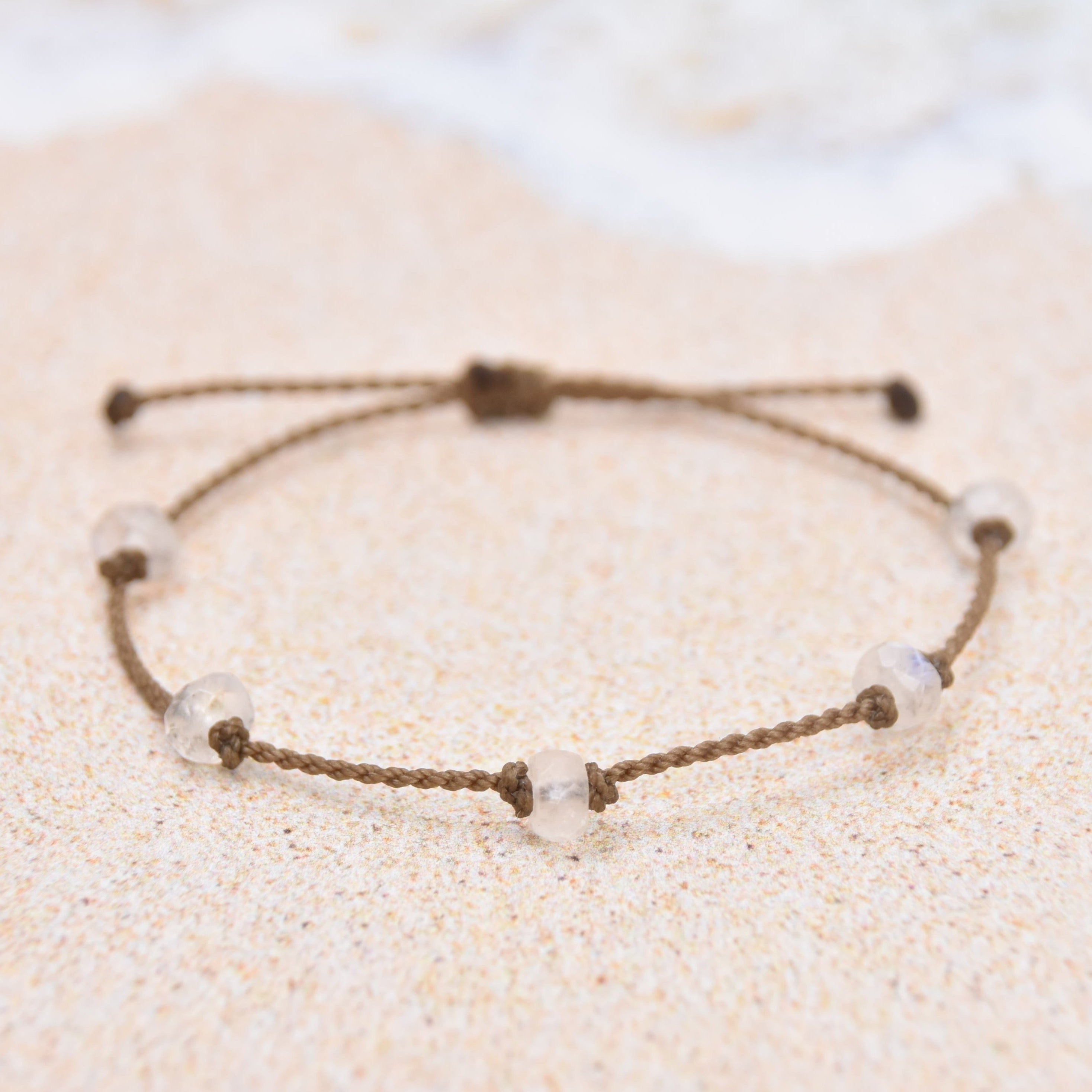 Stone Rondelle Bracelets