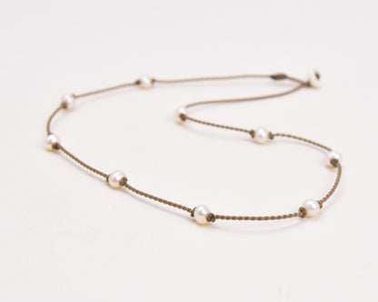 Oval Pearl Princess Necklace