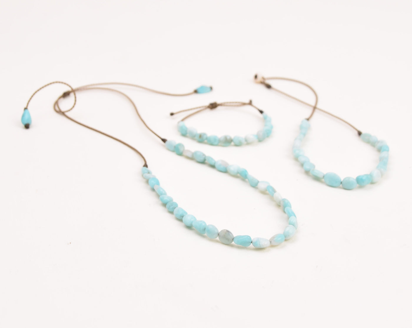 Amazonite Pebbles - Bracelet, Necklace, Duet, OR the whole set!