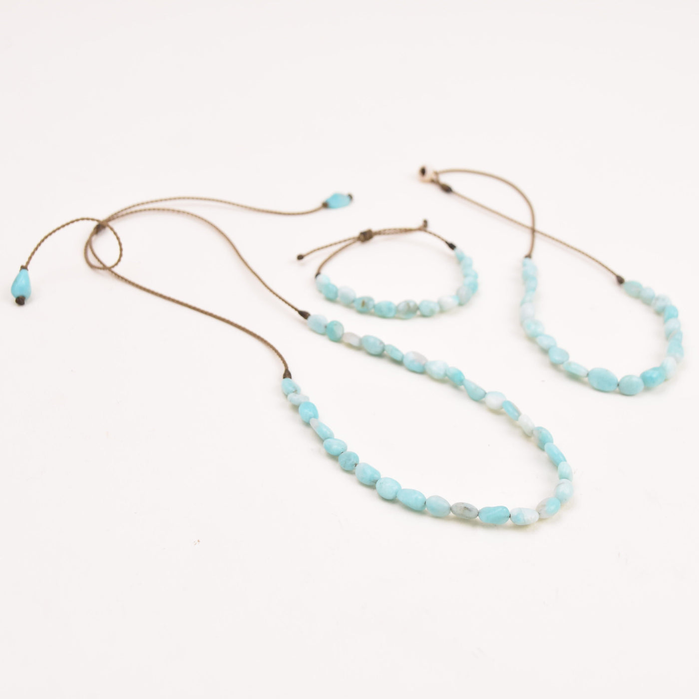 Amazonite Pebbles - Bracelet, Necklace, Duet, OR the whole set!