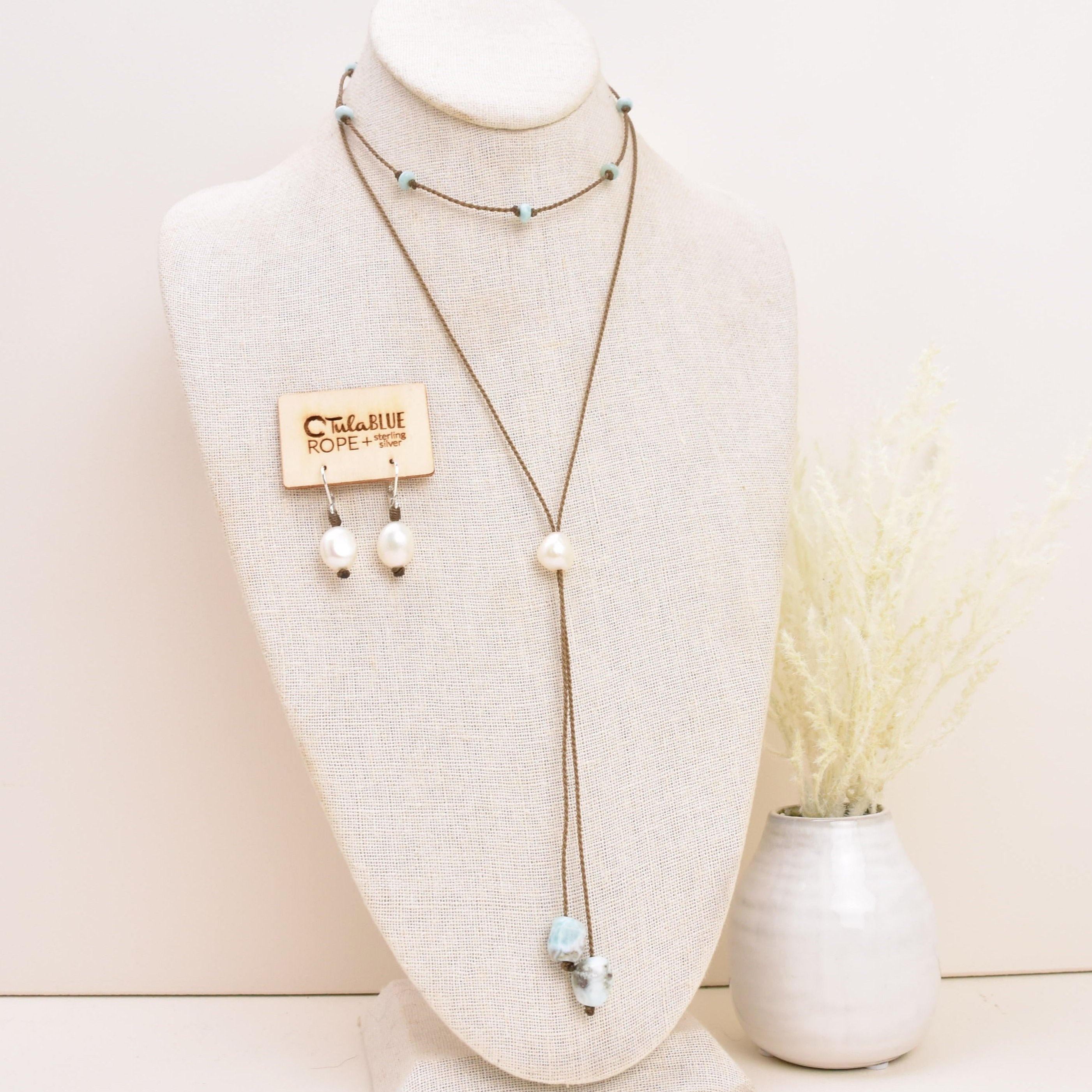 Larimar Dreams - Necklace Stack