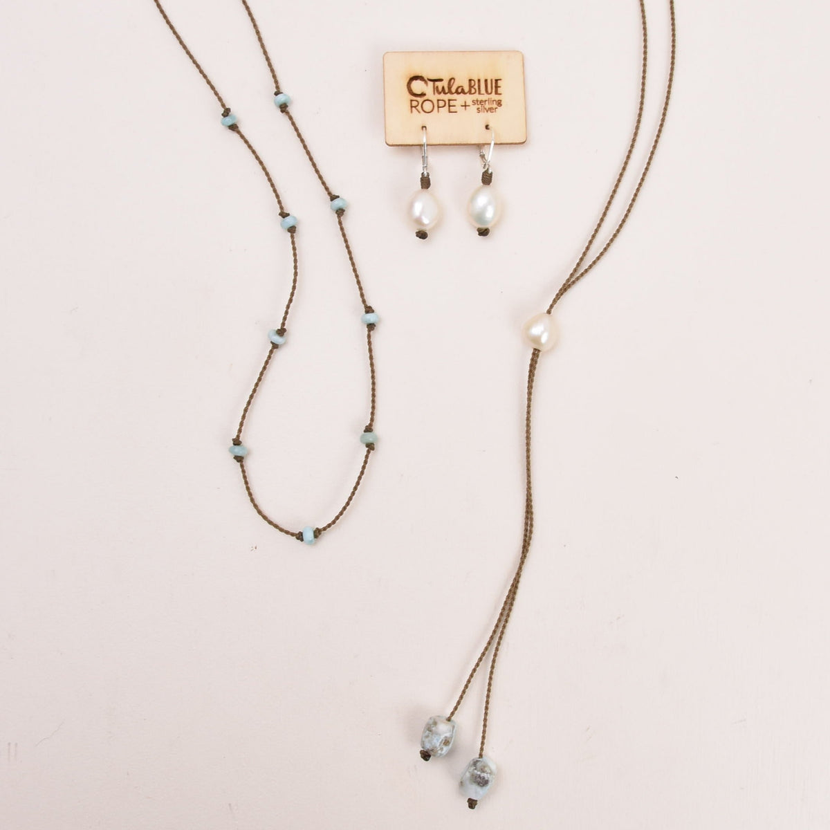 Larimar Dreams - Necklace Stack