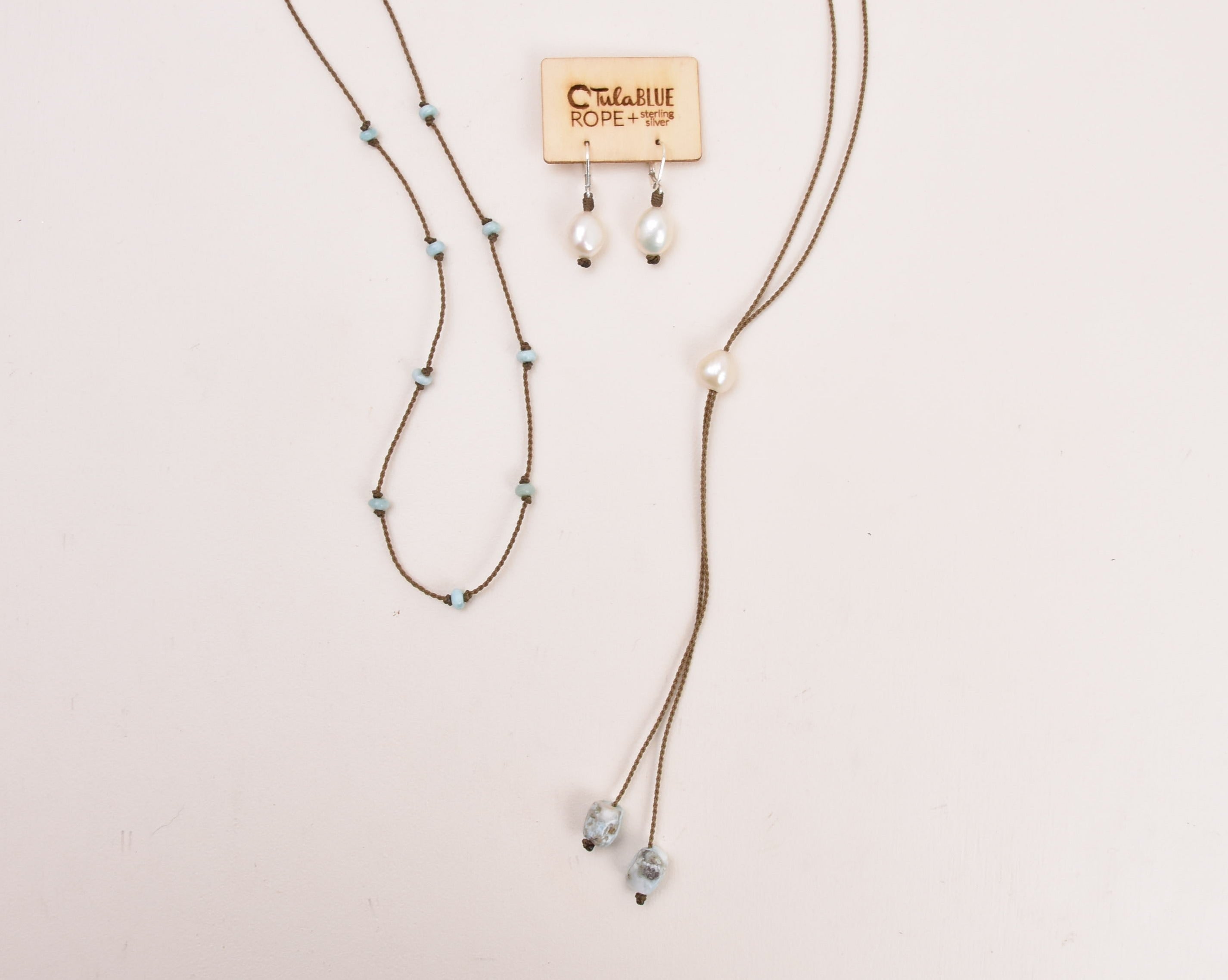 Larimar Dreams - Necklace Stack