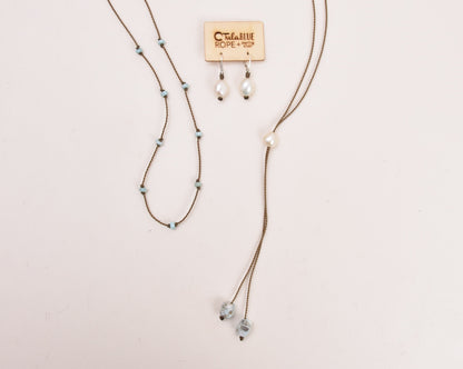 Larimar Dreams - Necklace Stack