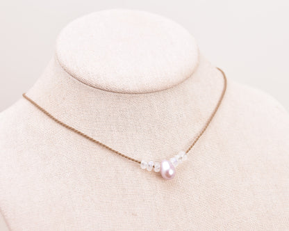 Moonstone + Teardrop Pearl Bohemian