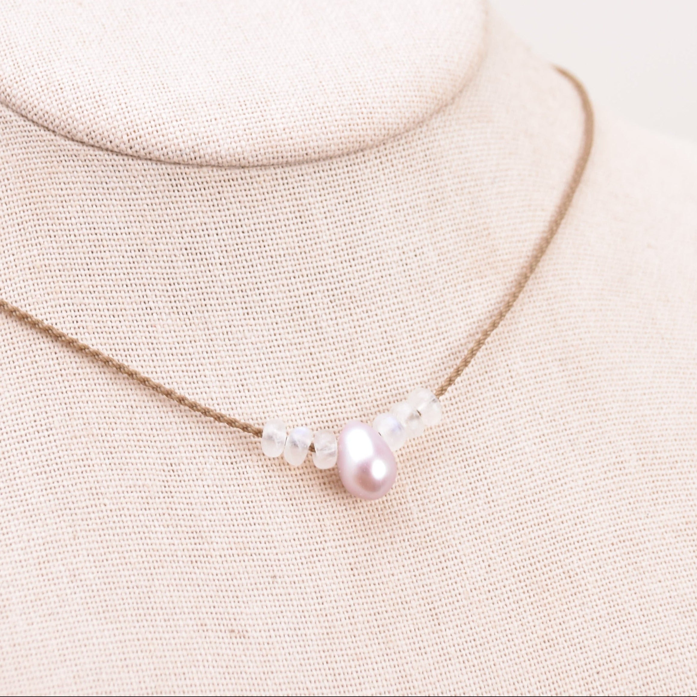 Teardrop Pearl Necklace