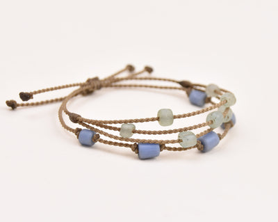 *LIMITED* Handmade Recycled Glass Bracelets