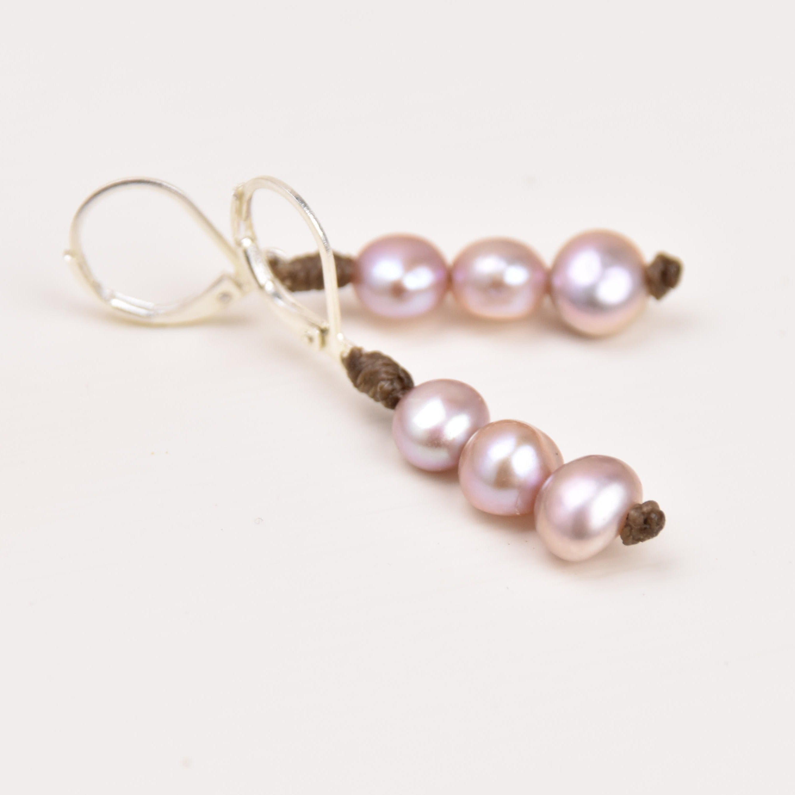Stacked Pearl Earrings