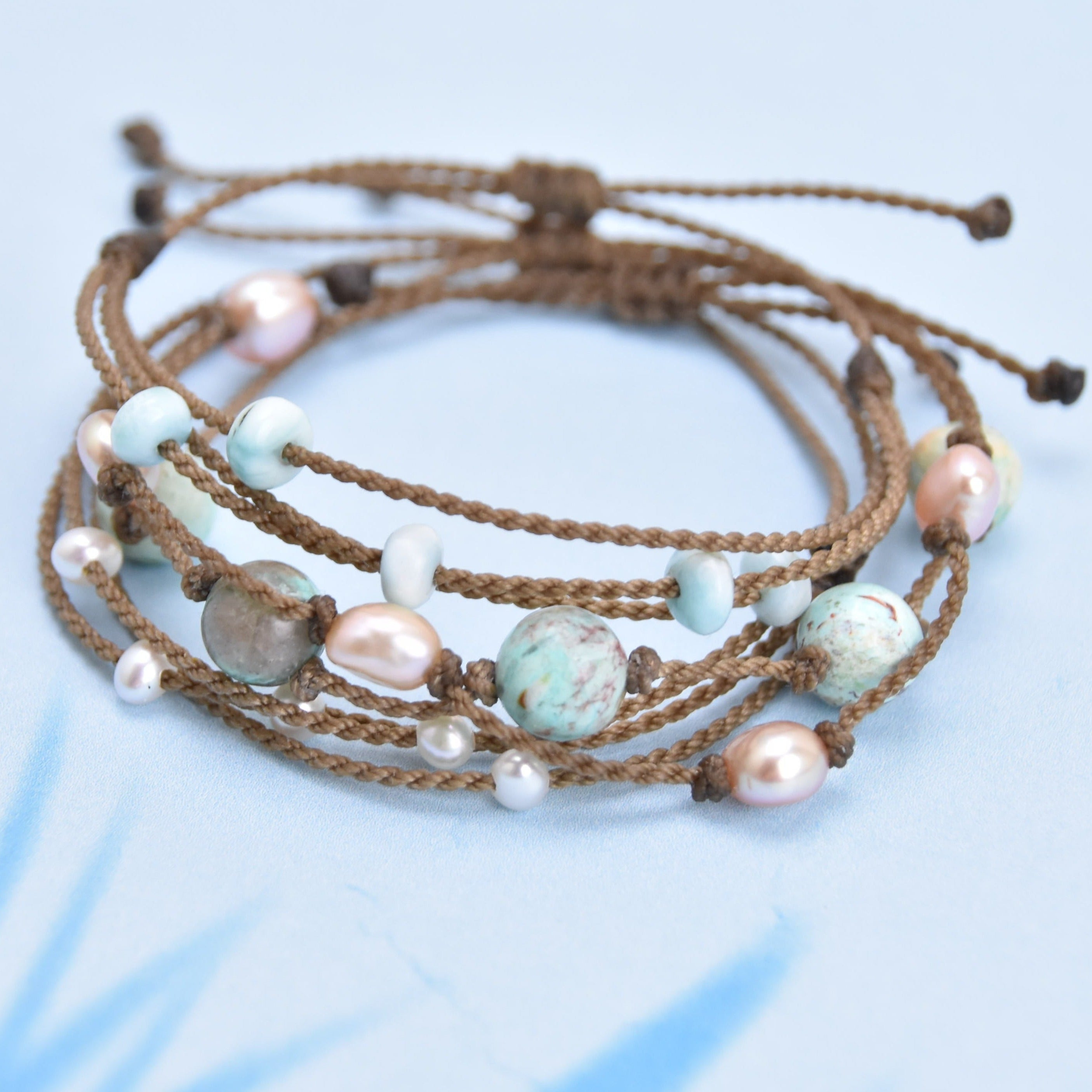 Celestial Waves - Bracelet Stack