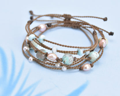 Celestial Waves - Bracelet Stack