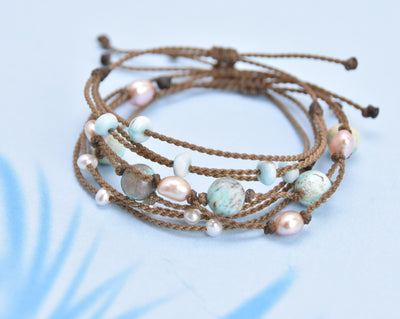 Celestial Waves - Bracelet Stack