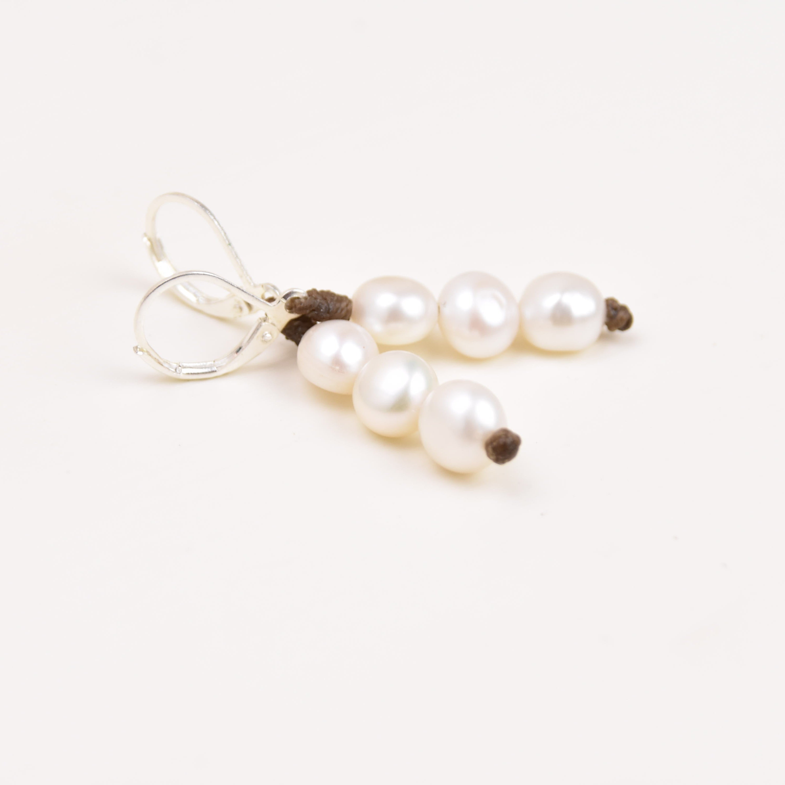 Stacked Pearl Earrings
