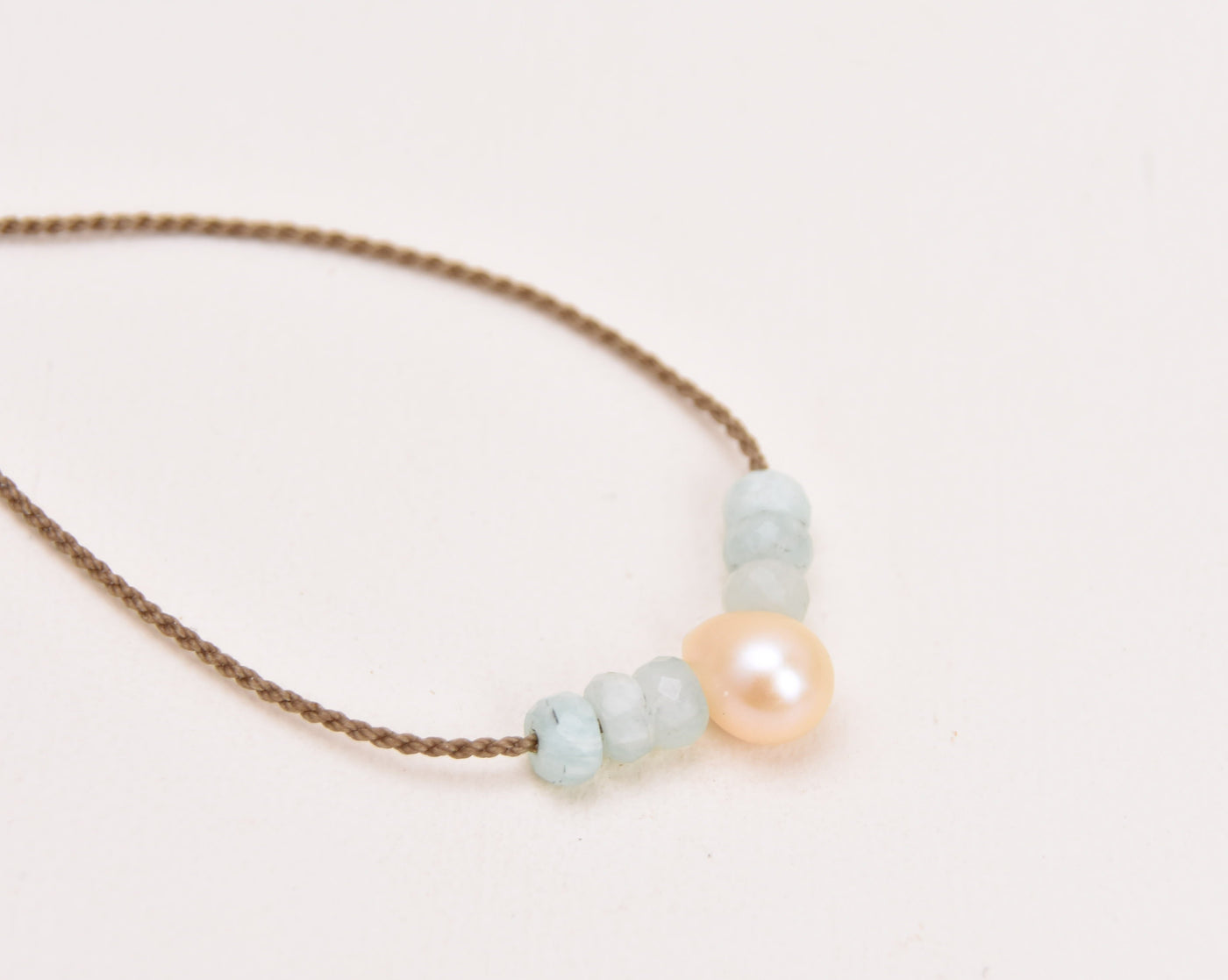 Amazonite + Teardrop Pearl Bohemian