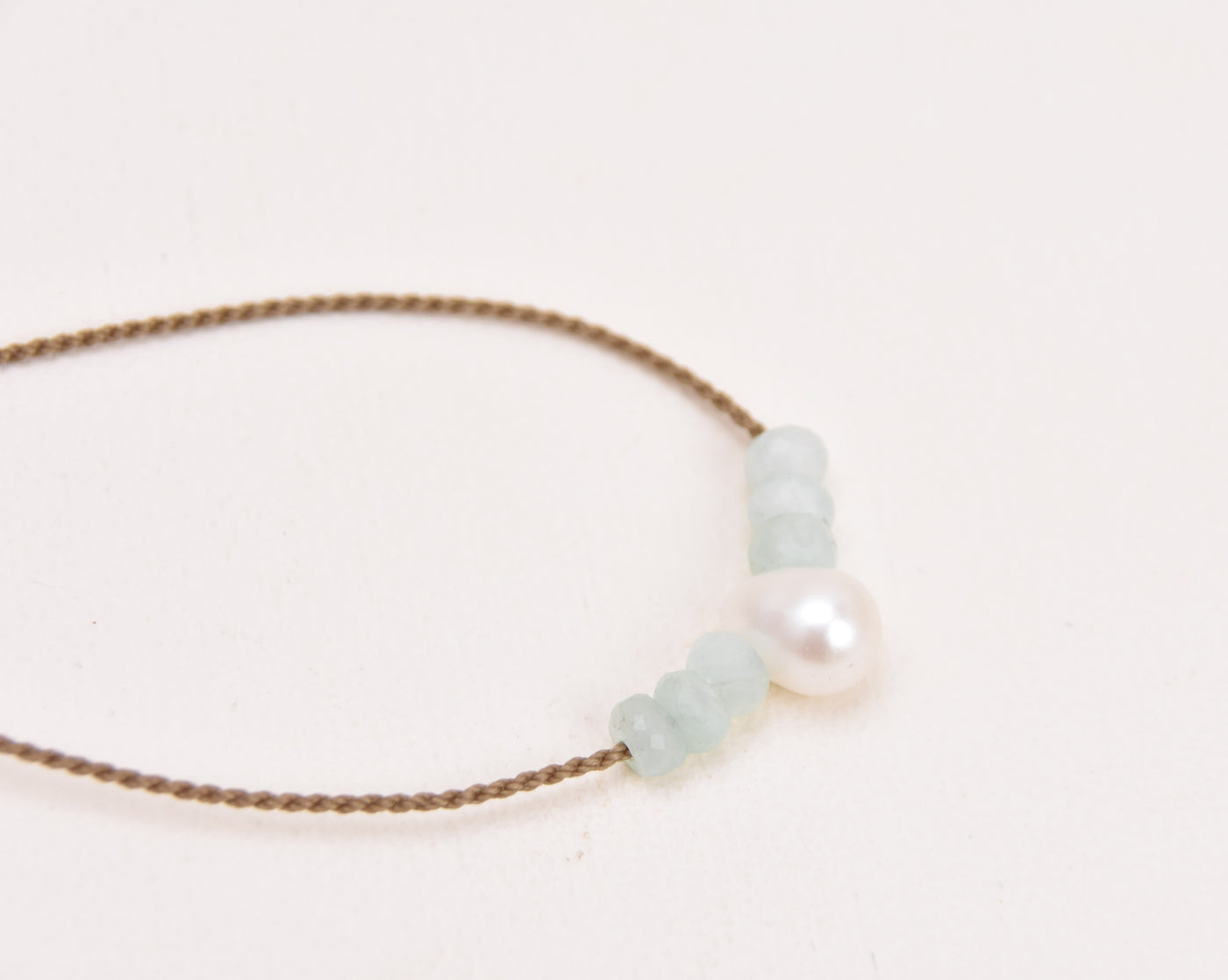 Amazonite + Teardrop Pearl Bohemian