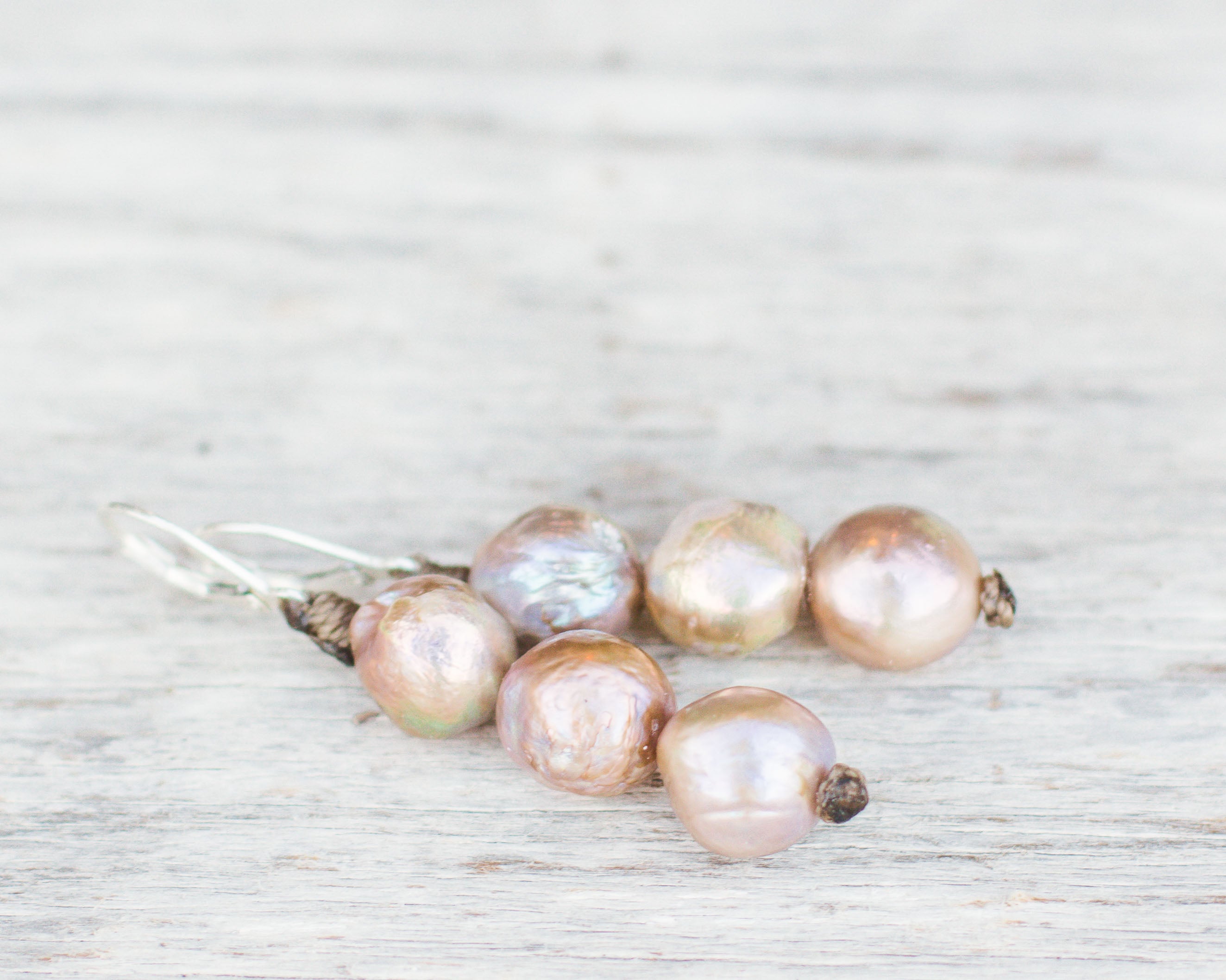 Stacked Pearl Earrings