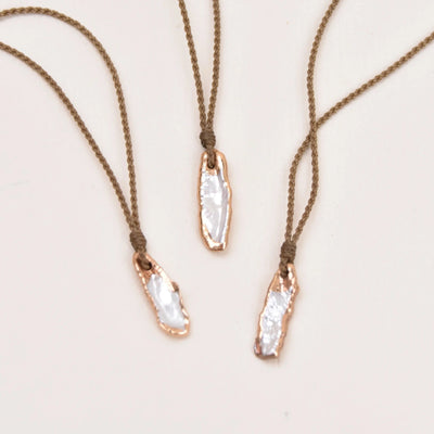 Gold Dipped Biwa Pearl