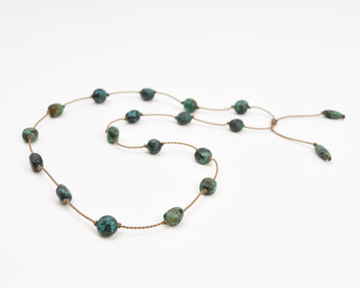 Stone Duets - necklace + hatband