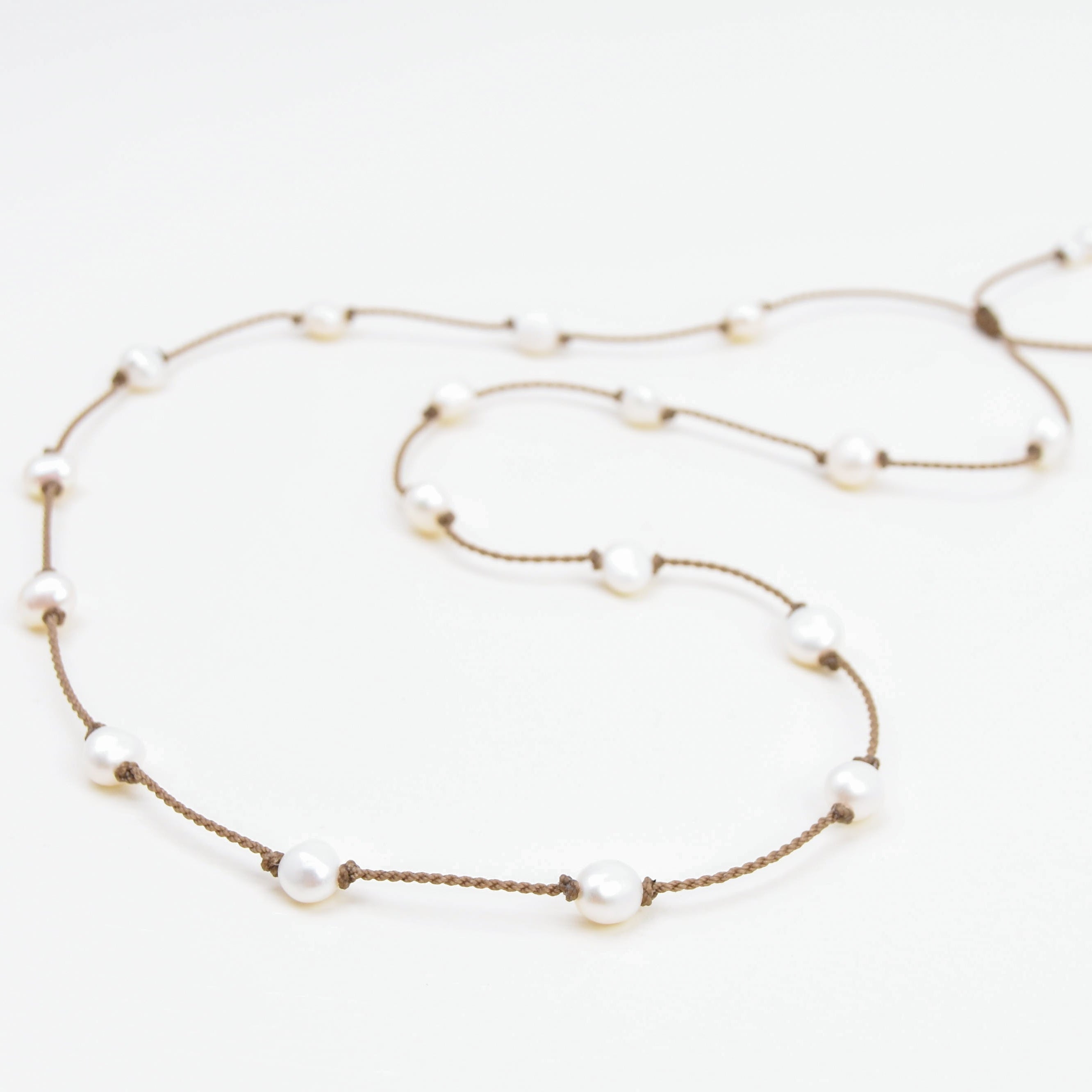 Adjustable Pearl Necklace
