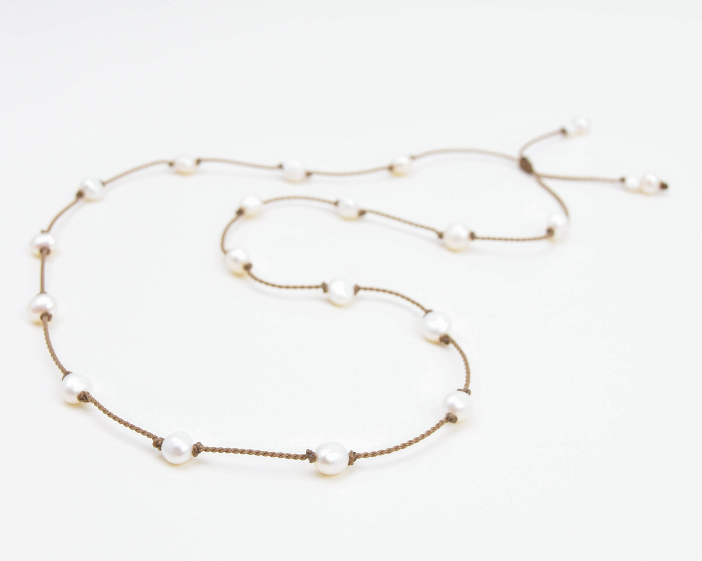 Pearl Duets - necklace + hatband