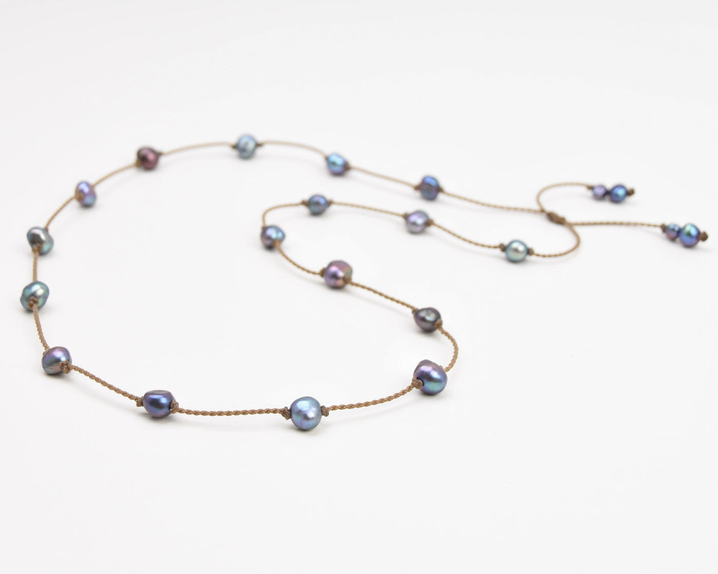 Pearl Duets - necklace + hatband