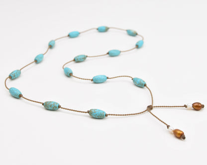 Stone Duets - necklace + hatband