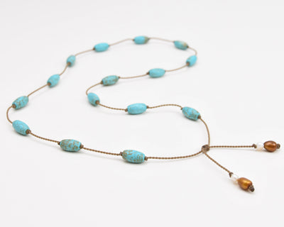 Stone Duets - necklace + hatband