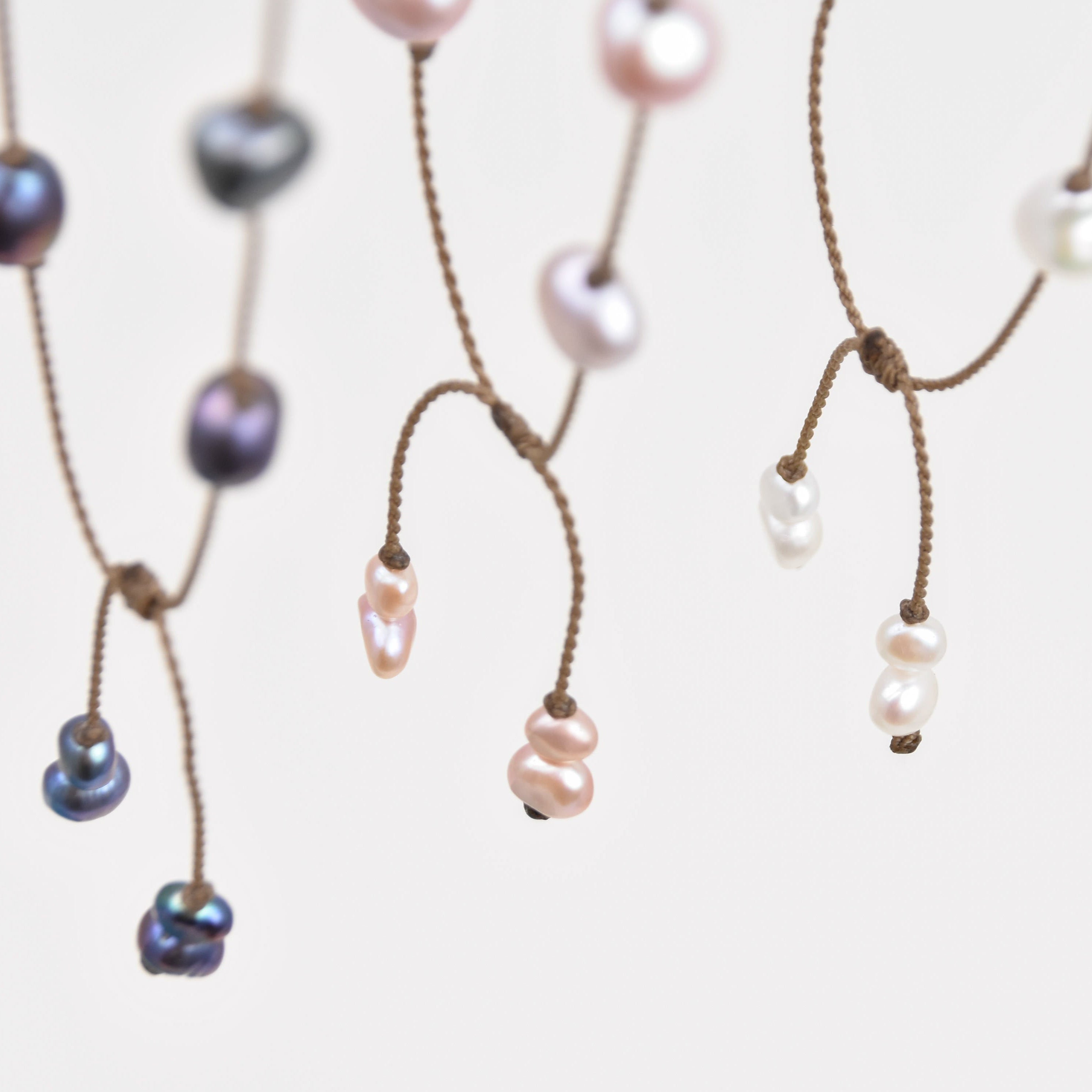 Adjustable Pearl Necklace