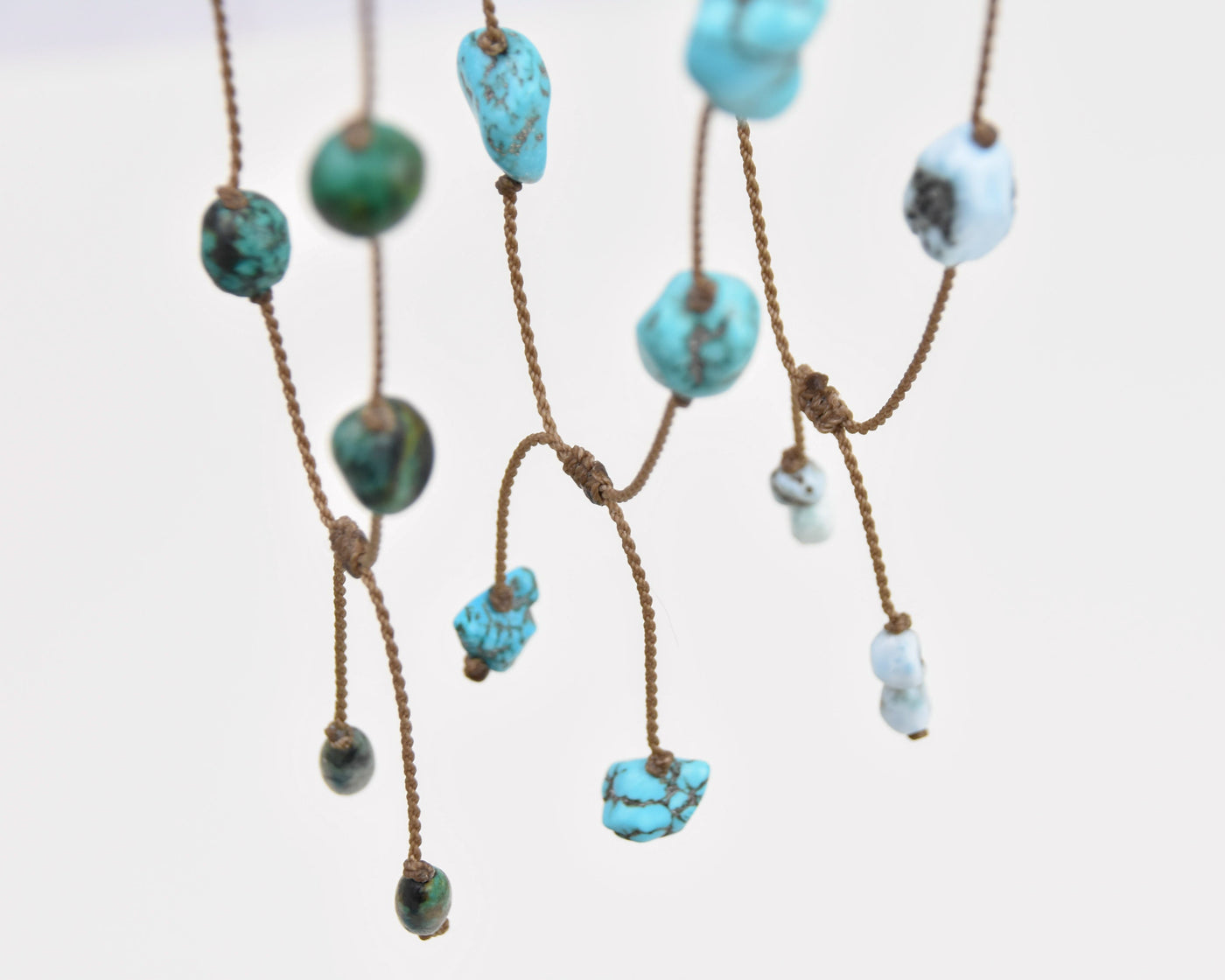 Stone Duets - necklace + hatband