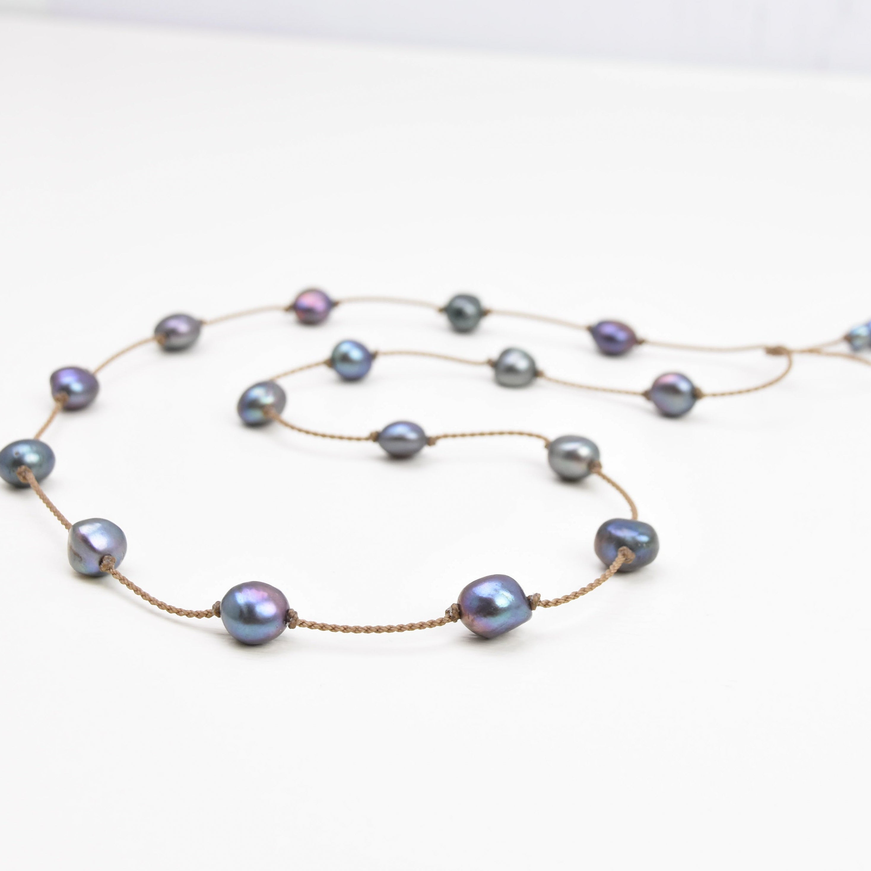 Adjustable Pearl Necklace