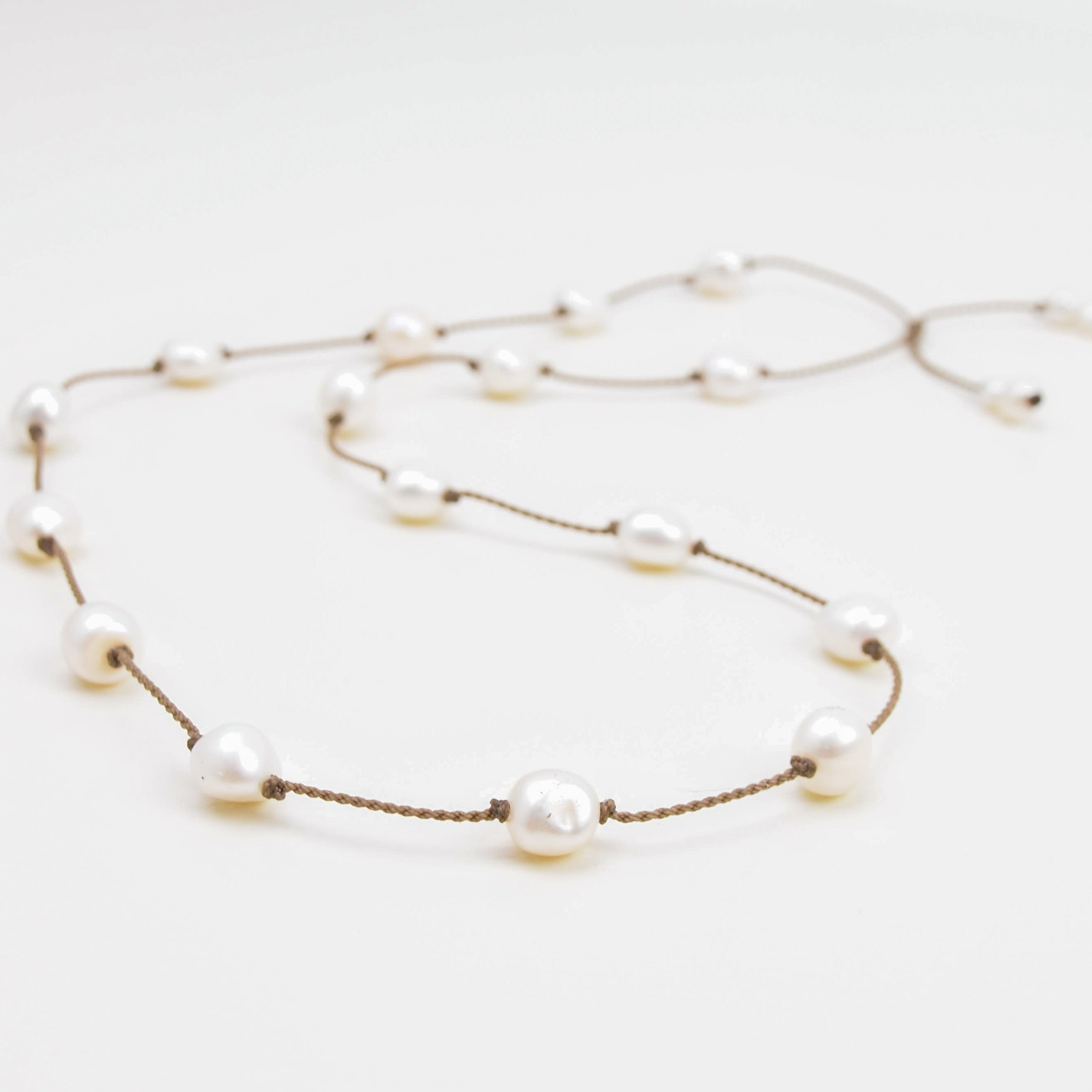 Adjustable Pearl Necklace