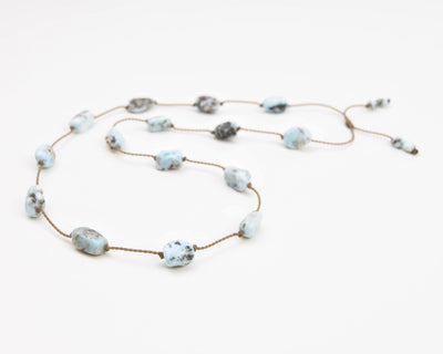 Stone Duets - necklace + hatband