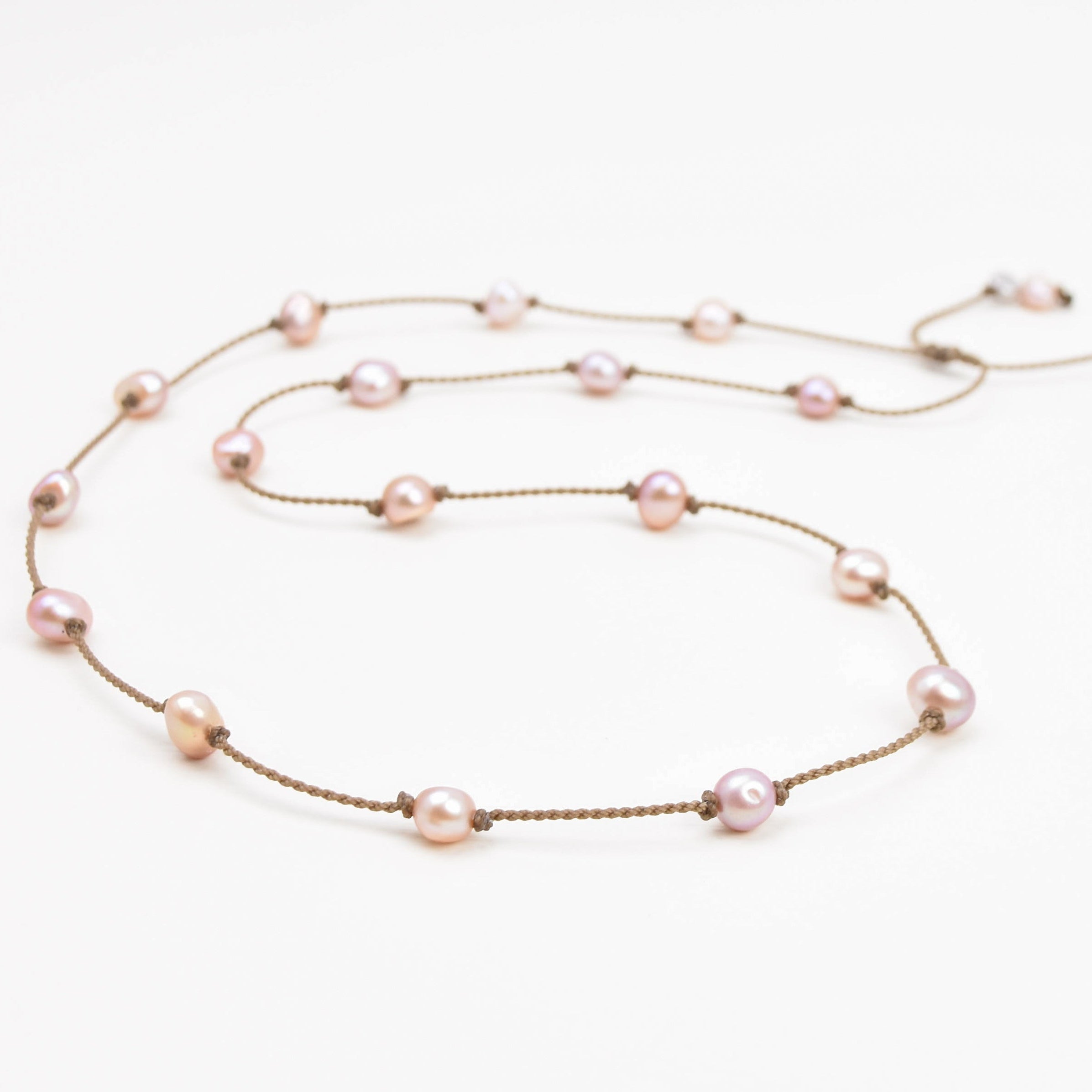 Adjustable Pearl Necklace
