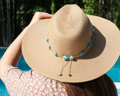 Pearl + Stone Duets - necklace + hatband