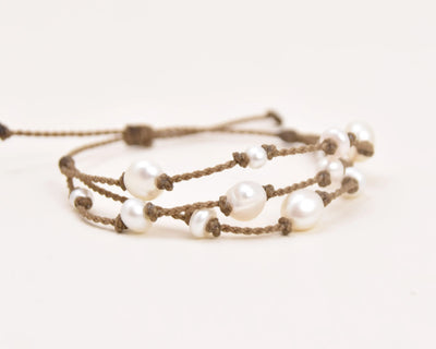 Tula Blue's Journey Bracelet in white pearl
