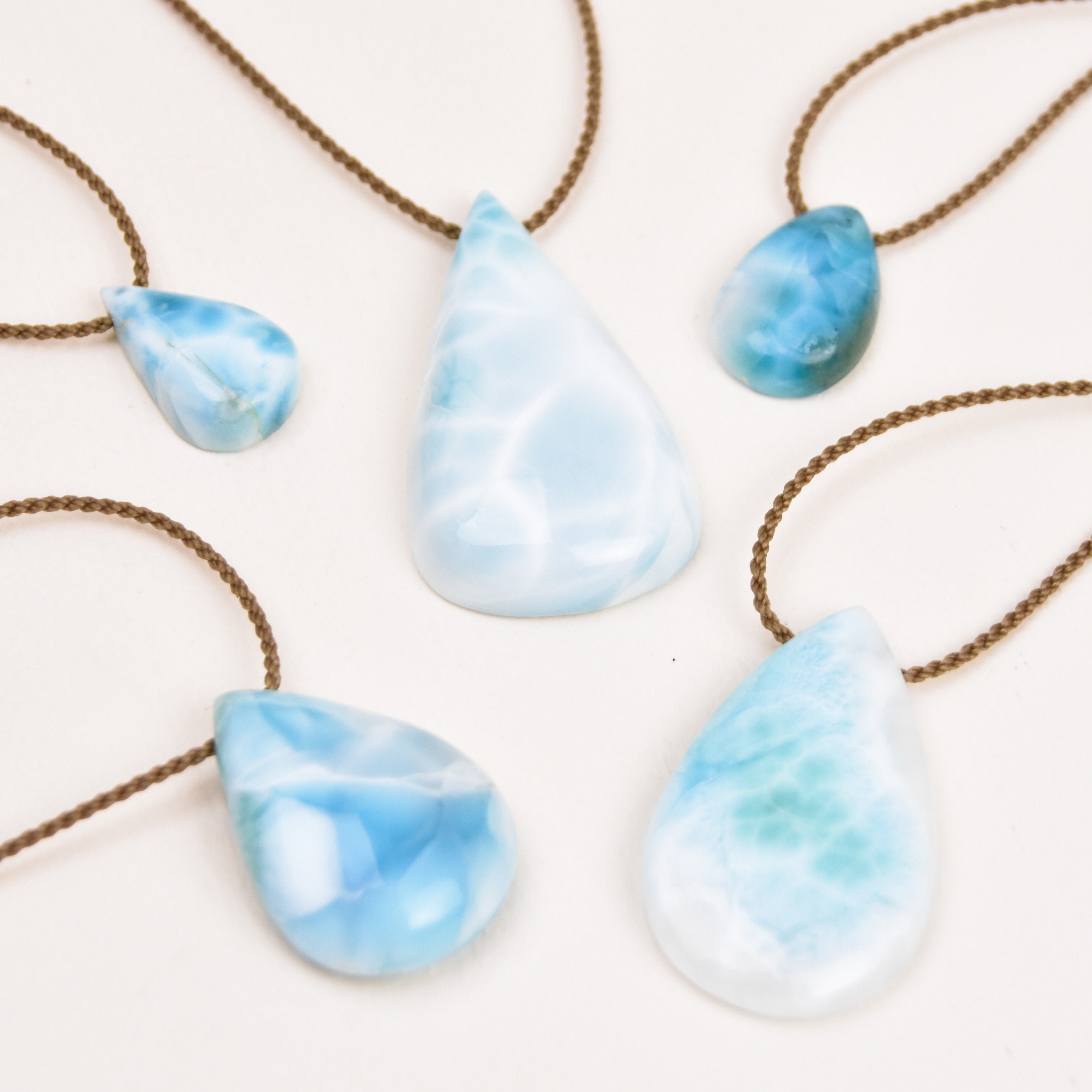Larimar Gemstones - Pick your Pendant!