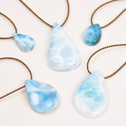 Larimar Gemstones - Pick your Pendant!