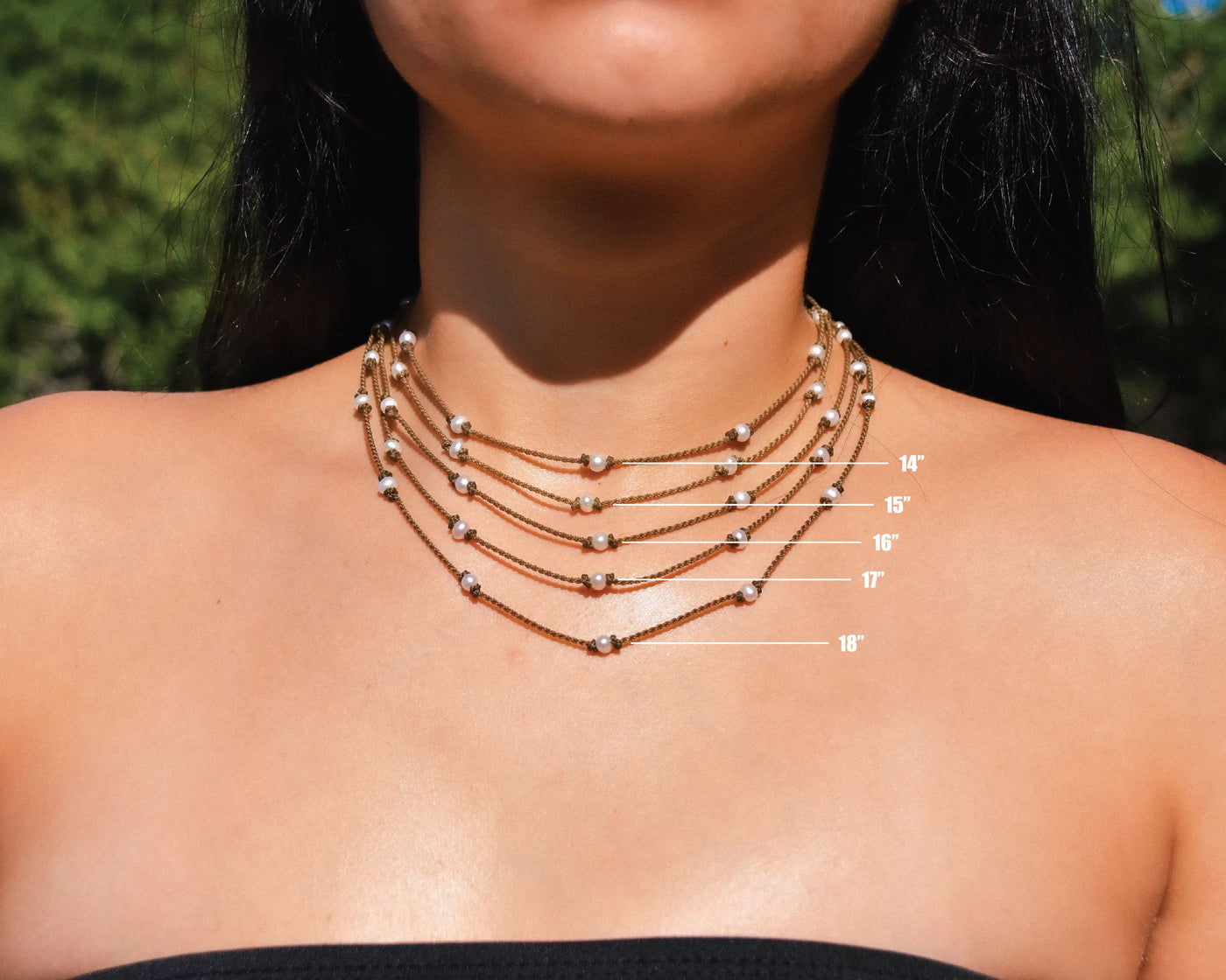 Dainty Pearl Princess Necklace