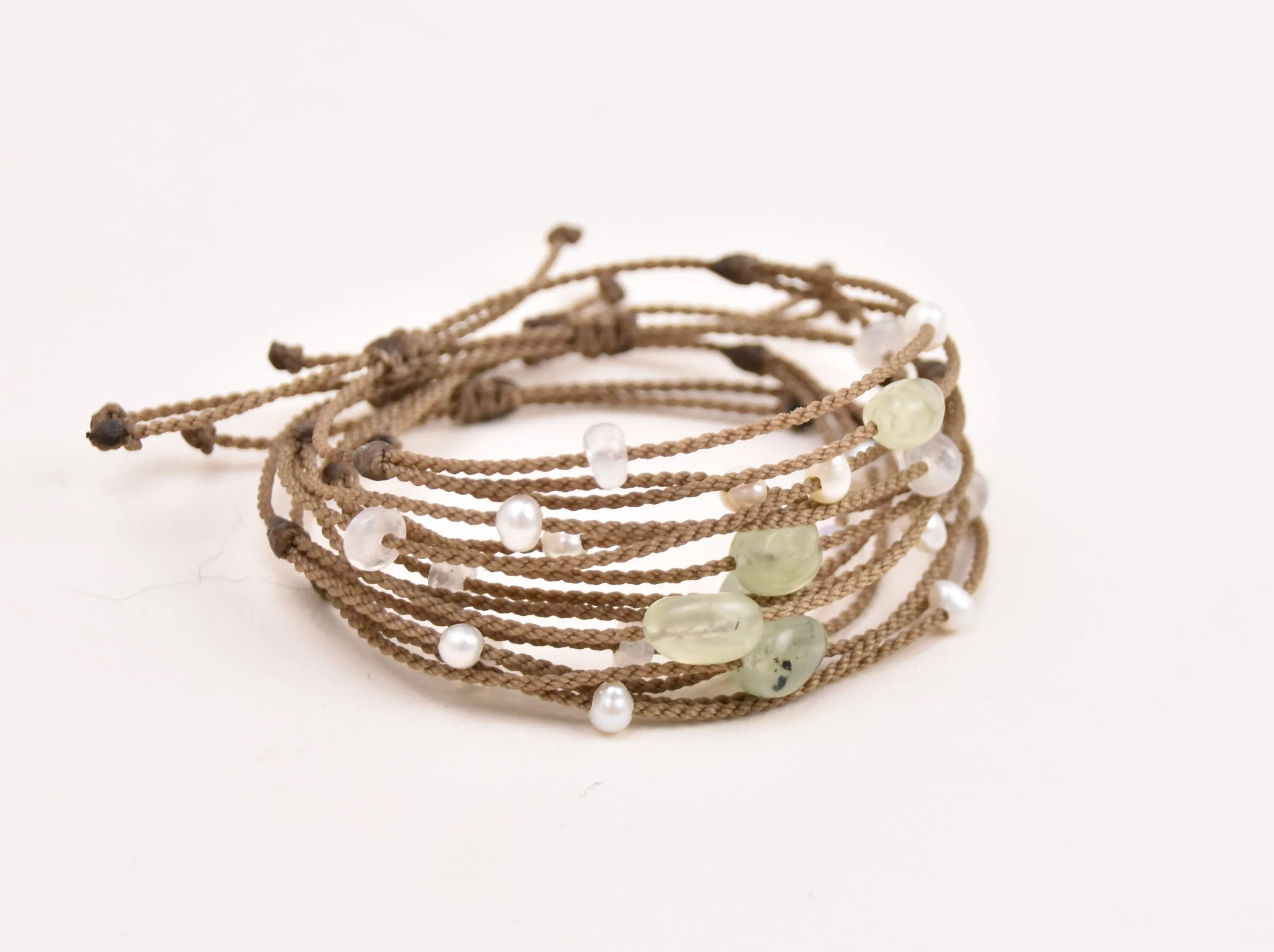 Mental Health Matters Riptide Bracelet Stack with white background