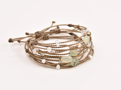 Mental Health Matters Riptide Bracelet Stack with white background