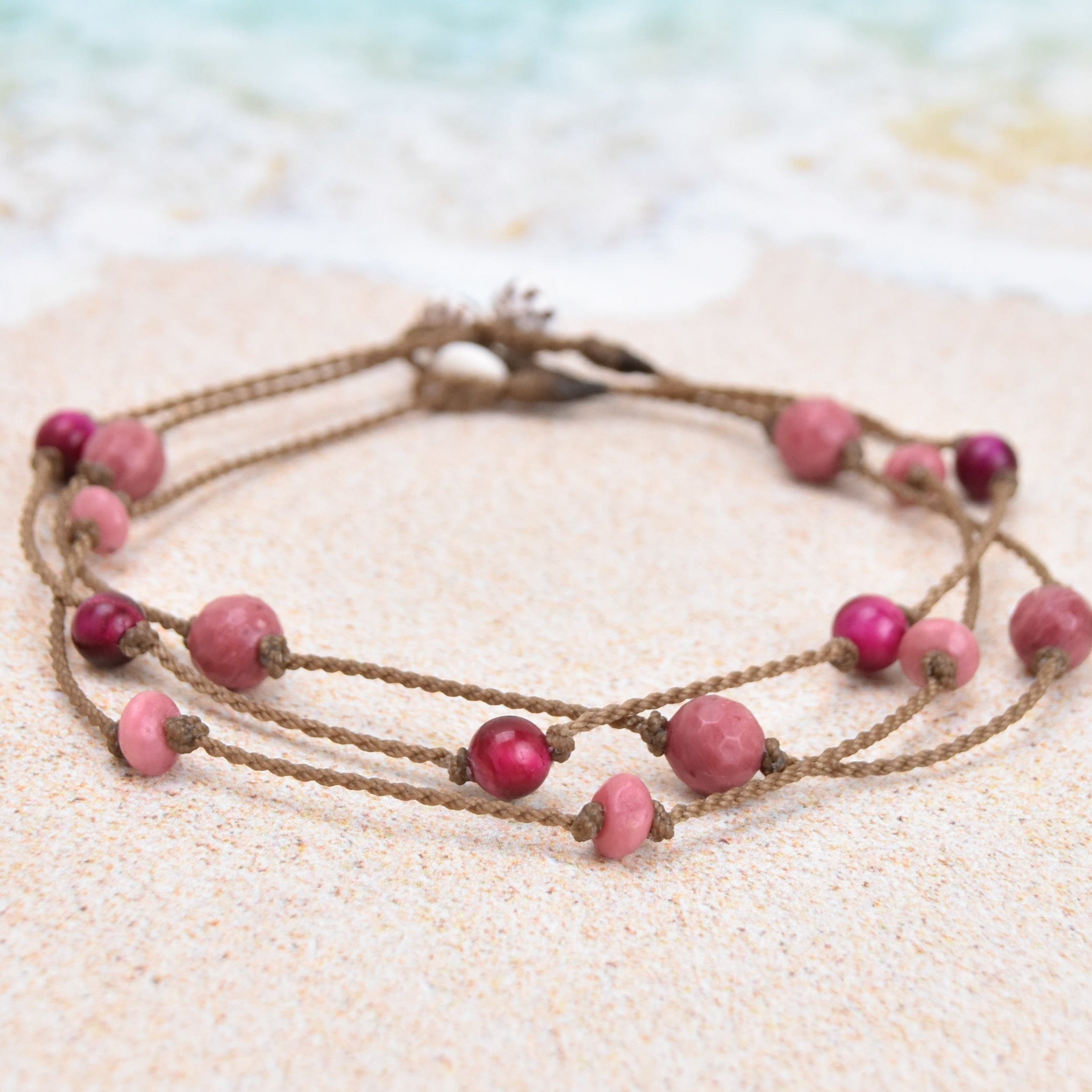 Pink Stones Princess - Anklets