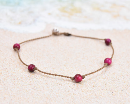 Pink Stones Princess - Anklets