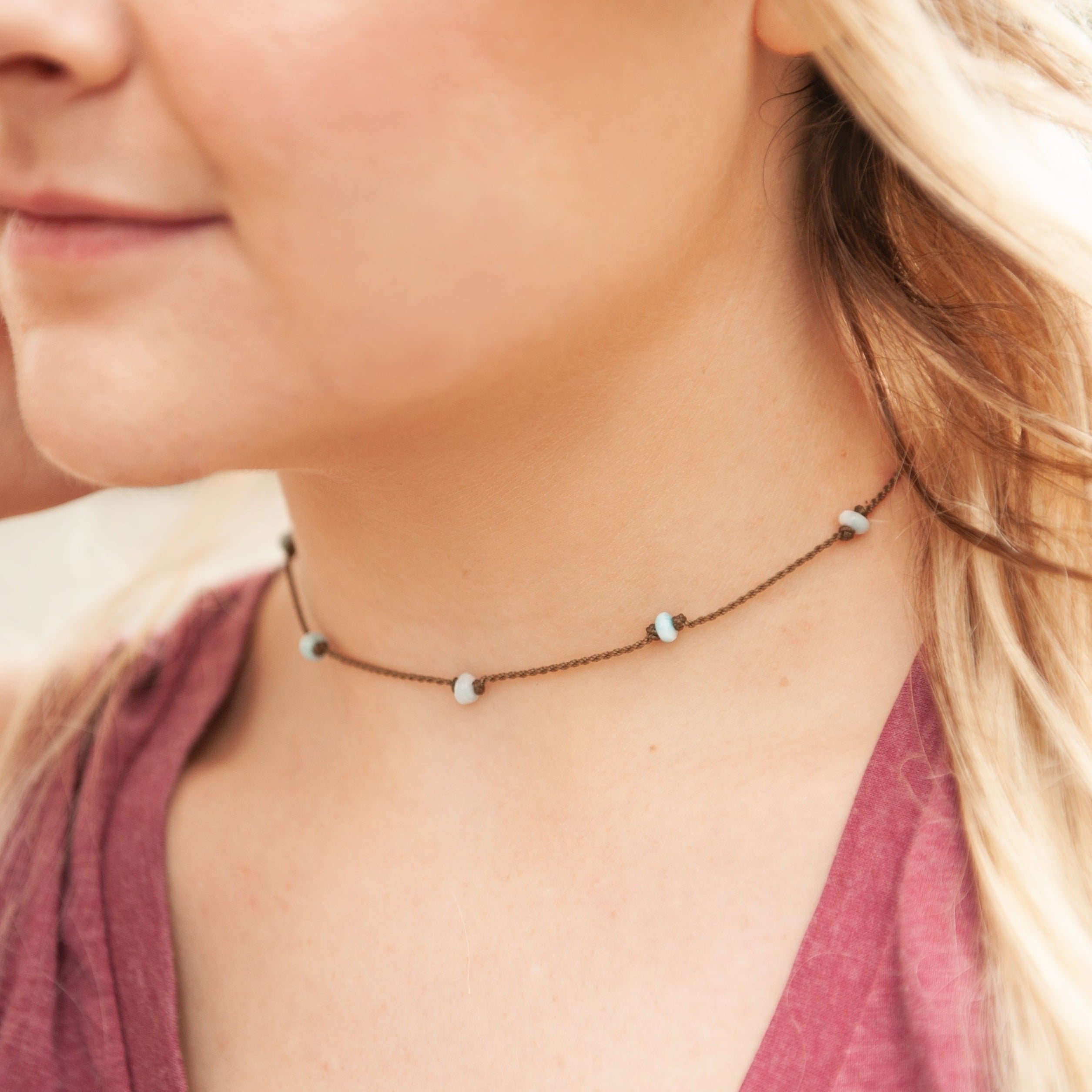 Larimar Princess Necklace