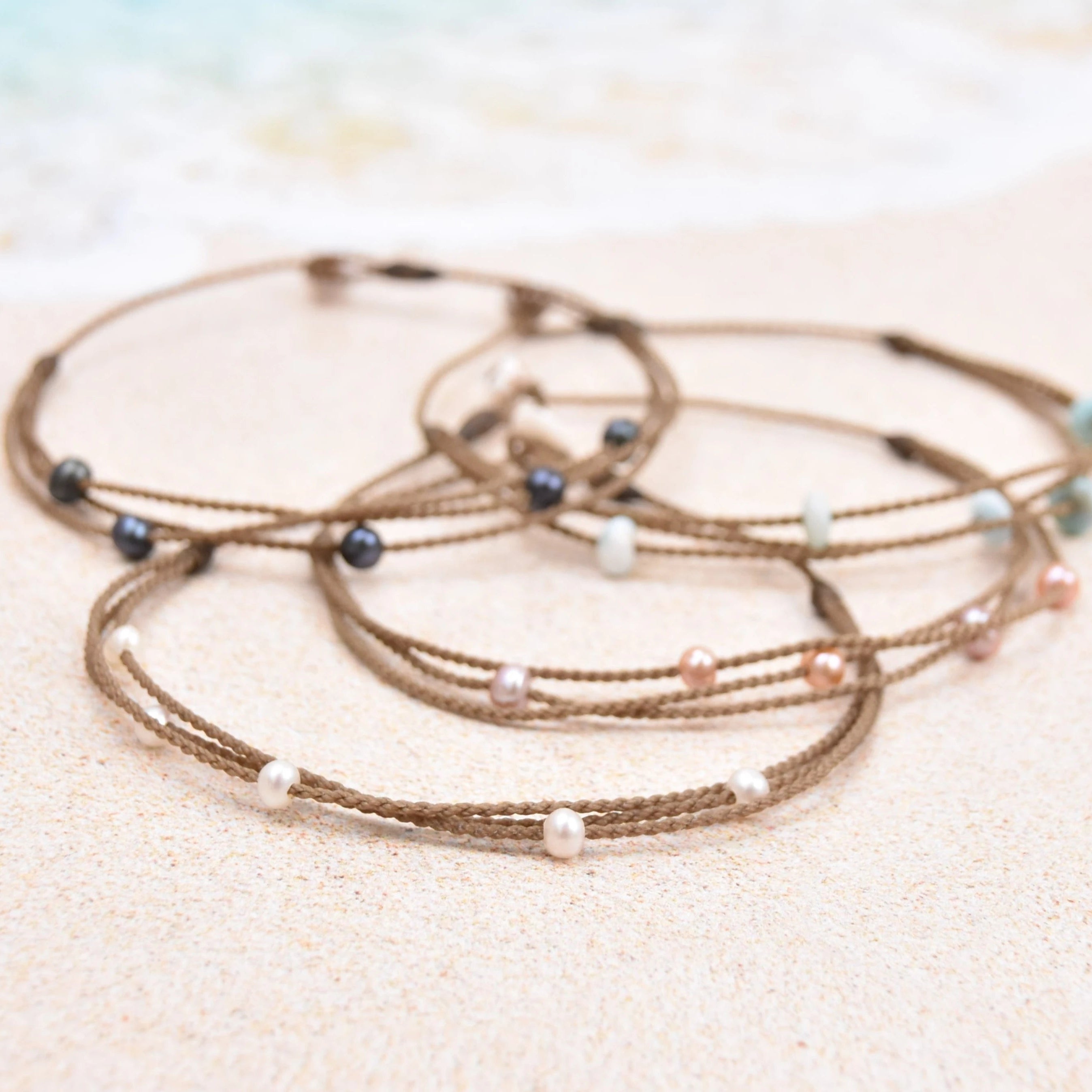 Riptide Pearl Anklet