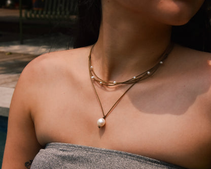 Drop in the Ocean - Necklace Stack